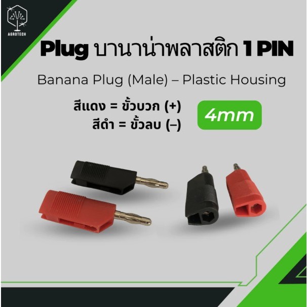 Plug บานาน่าพลาสติก จำนวน 20คู่