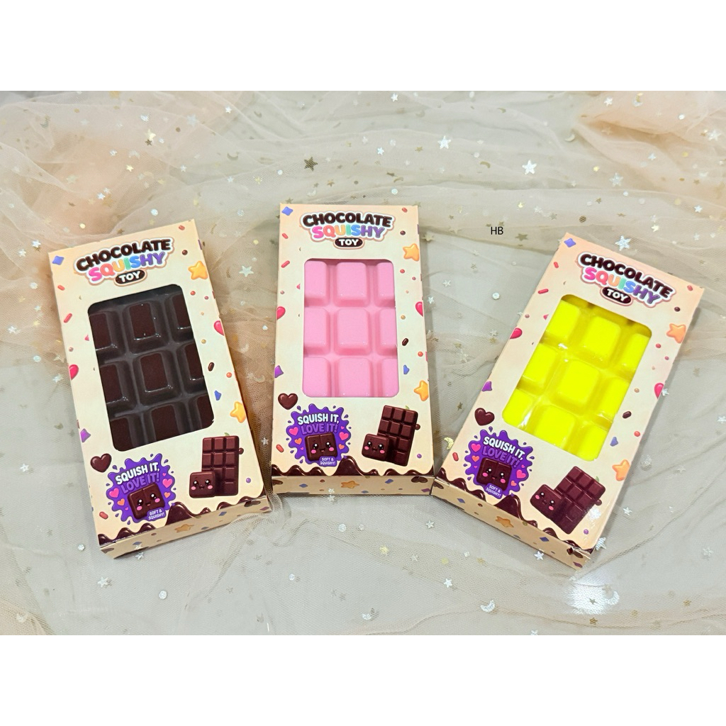 ❤️พร้อมส่ง🇹🇭ไอติม บาร์กล่อง บีบนุ่มนิ่ม🍫🍫🍫