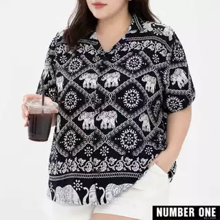 เสื้อ A ฮาวายNo.1Shopพลัสไซส์plussizeใส่ได้ทั้งหญิงทั้งชาย ผ้าไหมญี่ปุ่นนุ่มสบายNCT DREAM