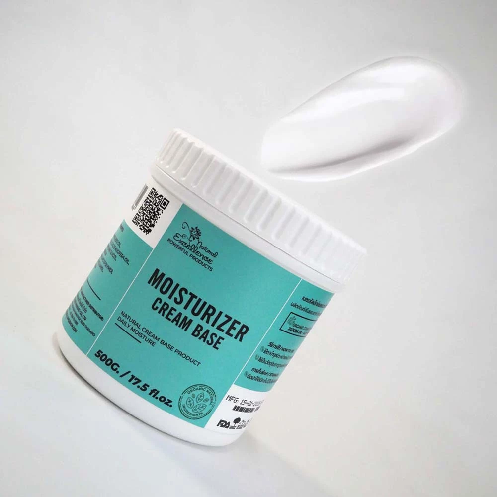 MOISTURIZER CREAM BASE มอยส์เจอร์ไรเซอร์ ครีม บำรุงผิว สูตรธรรมชาติออร์แกนิค ผิวแห้งกร้านเเพ้ง่าย ชุ่มชื้น ไม่เหนอะหนะ