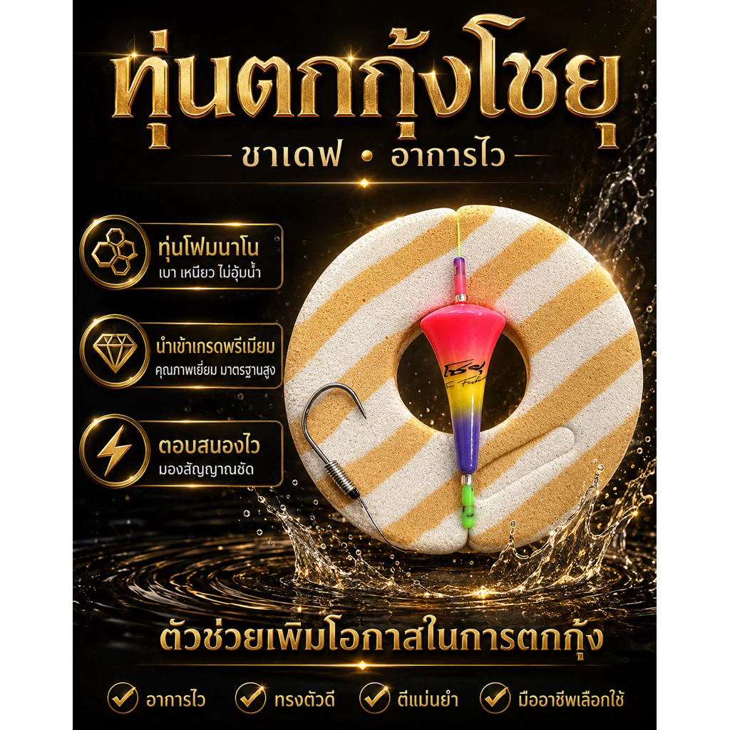 ทุ่นตกกุ้ง โชยุ รุ่นอาการไว เกรดไต้หวัน thumbnail 4