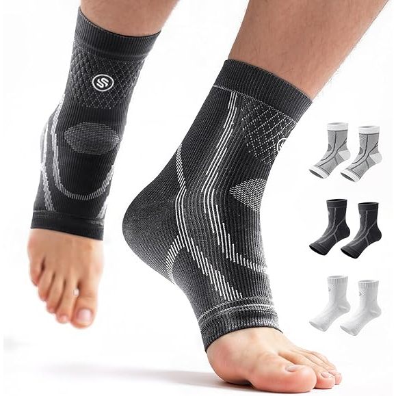 ๋JOWSUA ถุงเท้าพยุงข้อเท้าและส้นเท้า Ankle Brace & Compression Sleeve