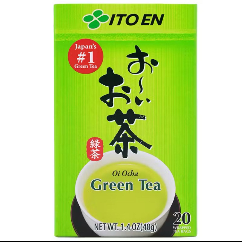 Itoen Green Tea อิโตเอ็นชาเขียวญี่ปุ่น 1 กล่อง 20 ซอง ชาเขียว 100%