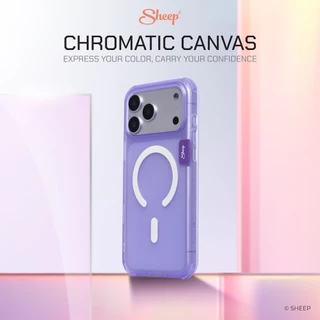 [Sheep Chromatic Canvas For iPhone&Samsung] เคสแมทสำหรับไอโฟน13/14/15/16/17Series และS25U S26U เคสชาร์จแม่เหล็กกันกระแทก