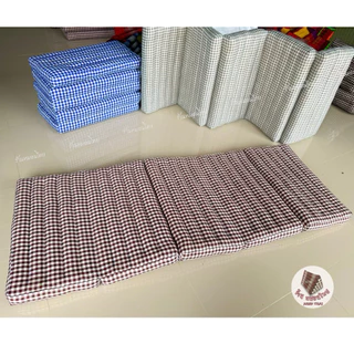 ที่นอน5พับ นุ่นแท้ธรรมชาติ ความยาว180cm. ผ้านิ่ม นอนสบาย