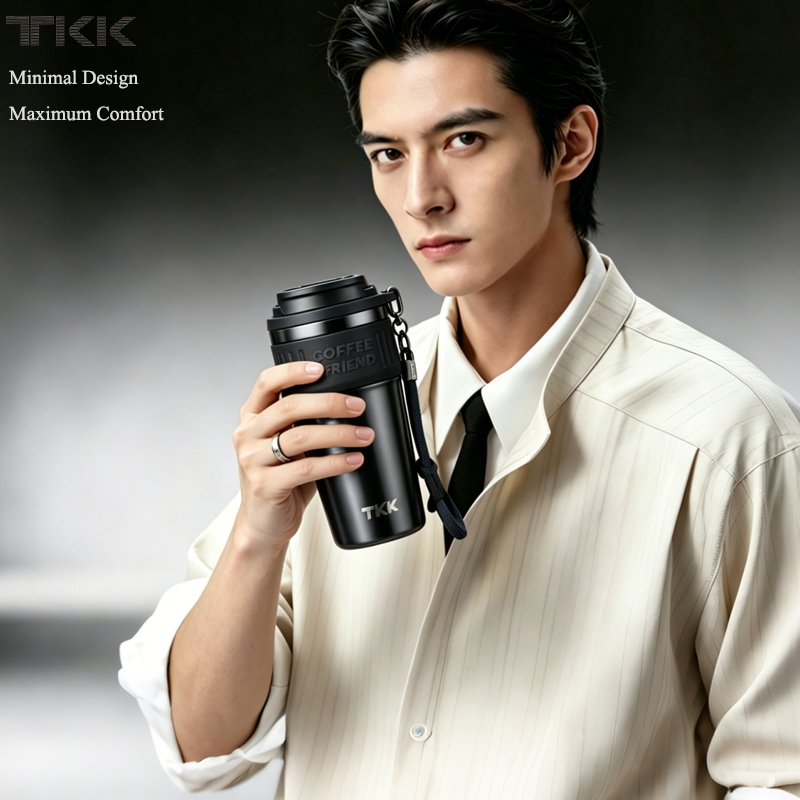 TKK Tumbler 22oz แก้วน้ำเก็บร้อนเย็น 630ml ดีไซน์พกพา พร้อมหลอด ใช้ได้ทุกวัน