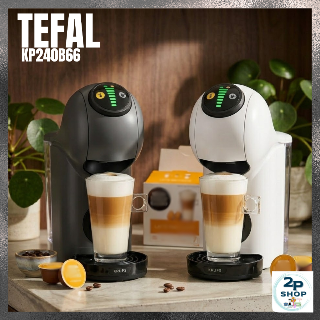 KRUPS BY TEFAL เครื่องชงกาแฟ แบบแคปซูล Genio S basic รุ่น KP240B66 / KP240166