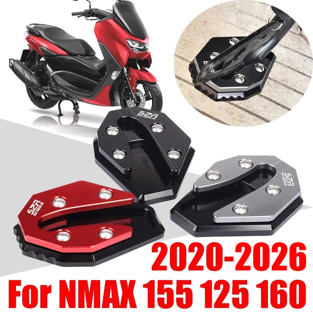 ตีนเป็ด แผ่นรองขาตั้ง  YAMAHA NMAX Version 2 NMAX 155 125 160 2020 - 2026 aerox v2