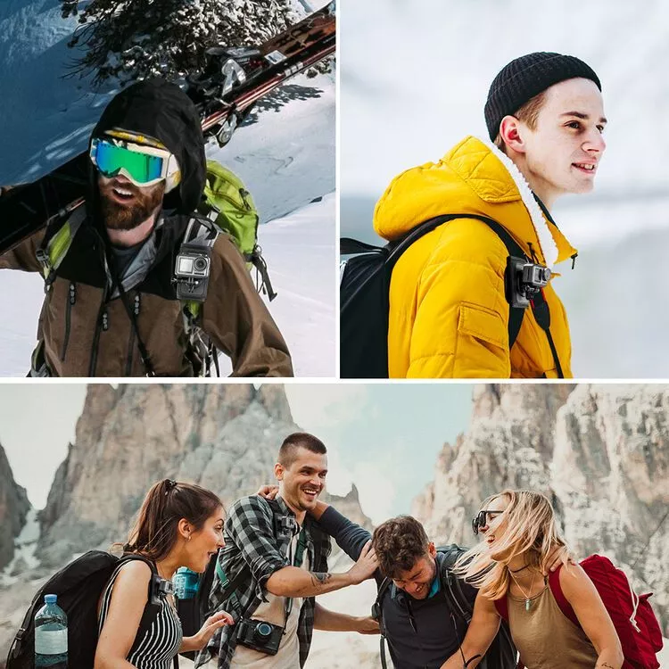 Telesin GoPro / DJI / Insta360 Backpack Strap Mount (GP-BPM-003) thumbnail 5