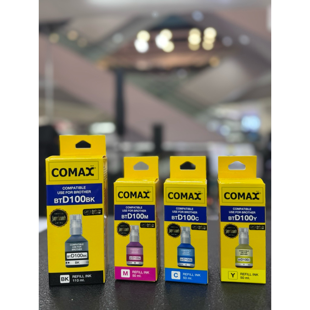 หมึกcomax(BROTHER)BTD100(BK,c,m,y)