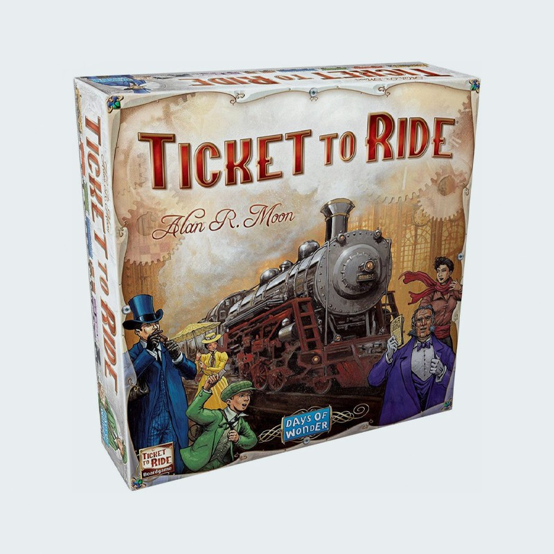 Ticket to Ride Board Game (English) - Board Game, Train Game