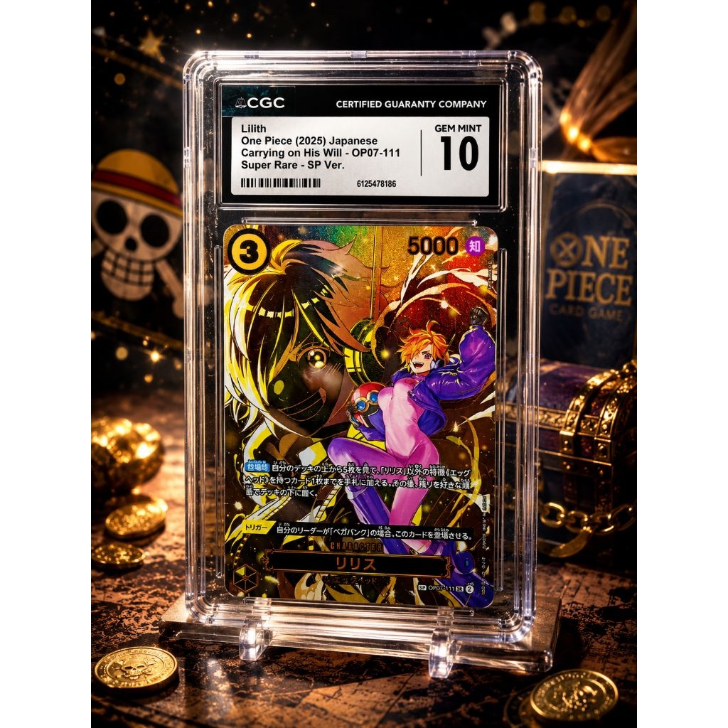 One Piece Lilith SP OP07-111 SR CGC 10 ญี่ปุ่น