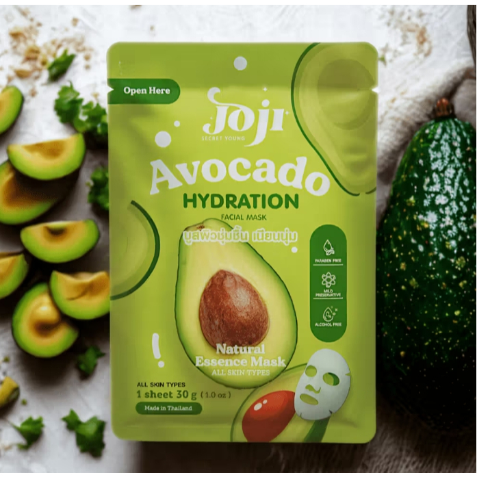 Joji Avocado Hydration Mask 1 ซองมี 30กรัม
