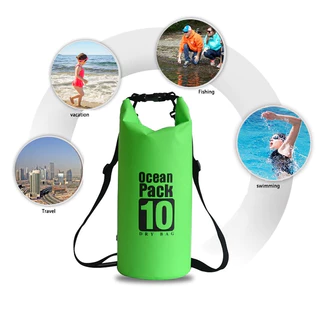 กระเป๋ากันน้ำแบบพกพาขนาด 2L/3L/5L/10L/15L/20L（2L-15L แถม 1 สาย/20L แถม 2 สาย) Ocean Pack