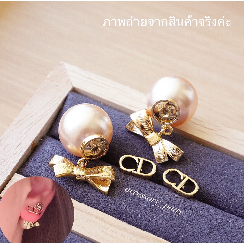 ✨💖ต่างหูมุกก้านเงิน รุ่นA31มุกสีชมพูโกลด์สวยค่ะ อะไหล่สีทองหวาน ใส่สวยจบคู่เดียวค่ะ งานสวยตรงปกค่ะ💖✨