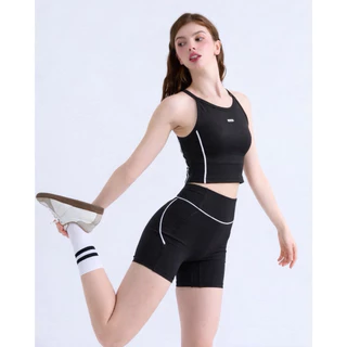 Mood Sculpt Tank - สปอร์ตบราตัวยาว มีฟองน้ำในตัว กระชับ ช่วยซัพพอร์ต (Removable Pads) | THE MOOD MOVE