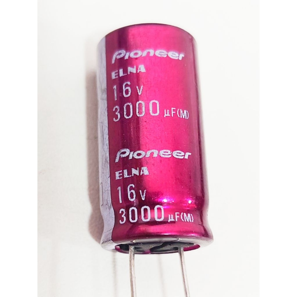 4ชิ้น คาปาซิเตอร์  ELNA Pioneer 16V 3000uf เกรด Audio หายาก