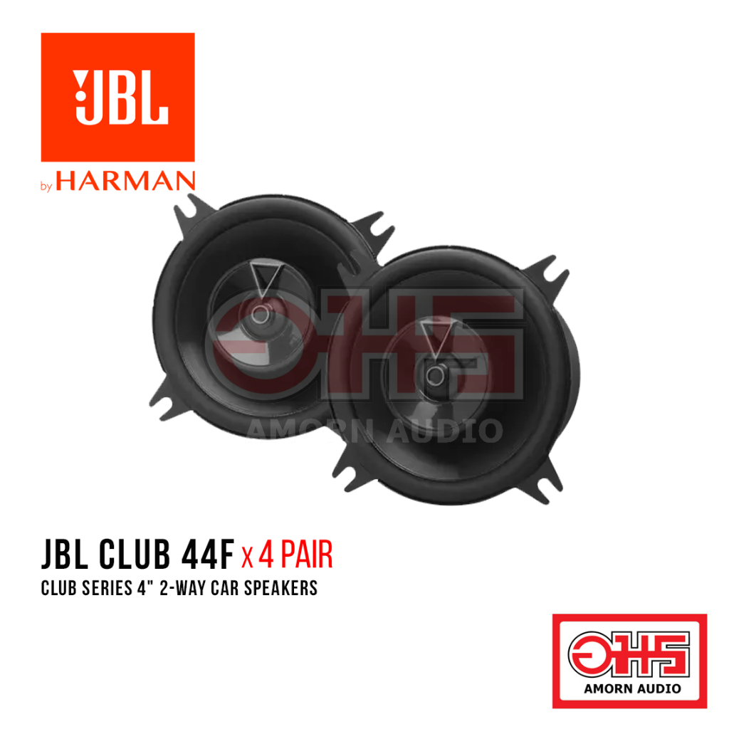 JBL CLUB 44F (4คู่) ลำโพงแกนร่วม | ลำโพงแกนร่วมขนาด 4 นิ้ว AMORNAUDIO อมรออดิโอ