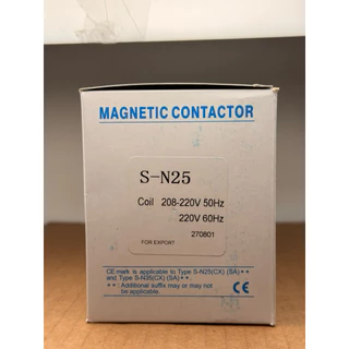 Magnetic Contactor S-N25 SN25 220VAC Mitsubishi 24vac 380vac