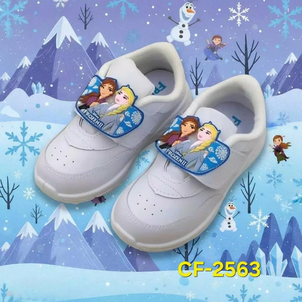 รองเท้านักเรียน CHAPPY นักเรียนอนุบาล-ประถมต้น สีขาว รุ่น CF-2563 ของแท้100%