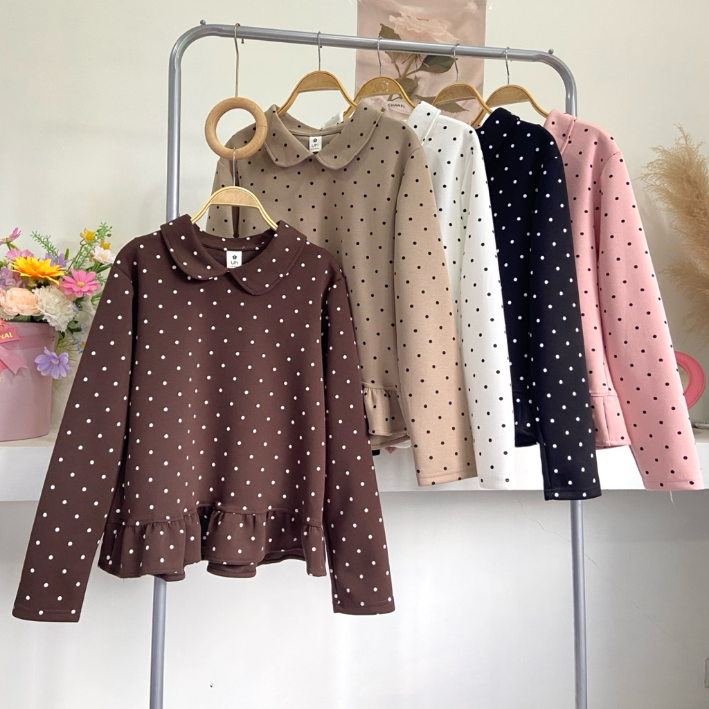 Polkadot เสื้อยืดลายจุดสุดฮิต พร้อมส่ง