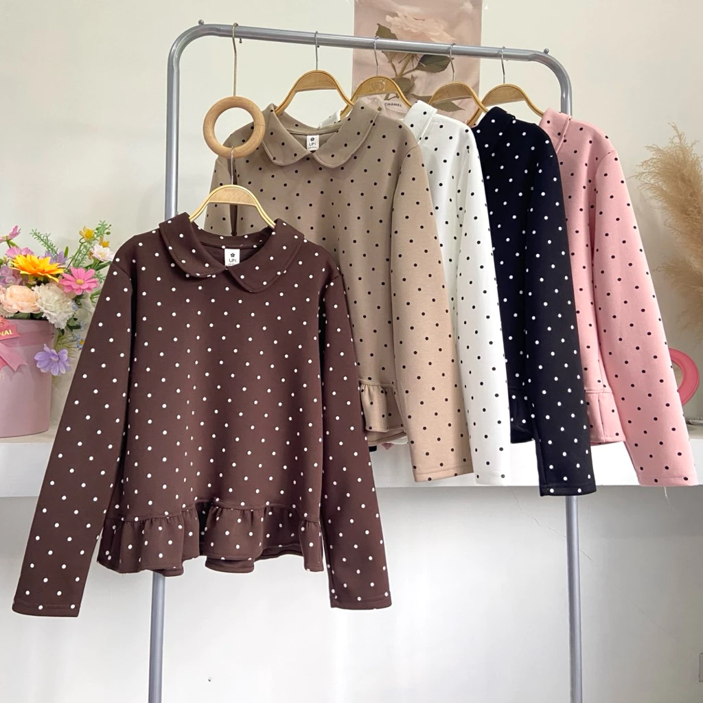 Polkadot เสื้อยืดลายจุดสุดฮิต พร้อมส่ง