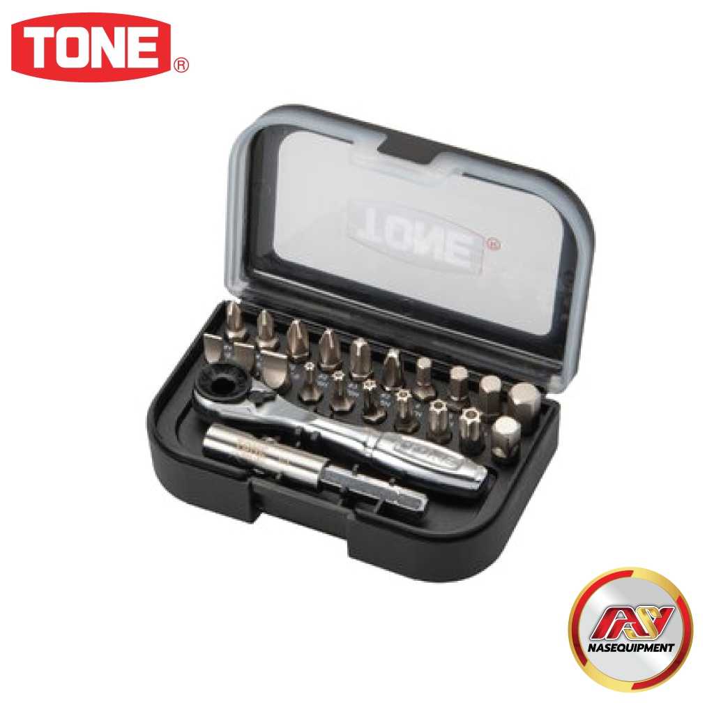 TONE ชุดด้ามขันพร้อมดอกไขควง | BRS20