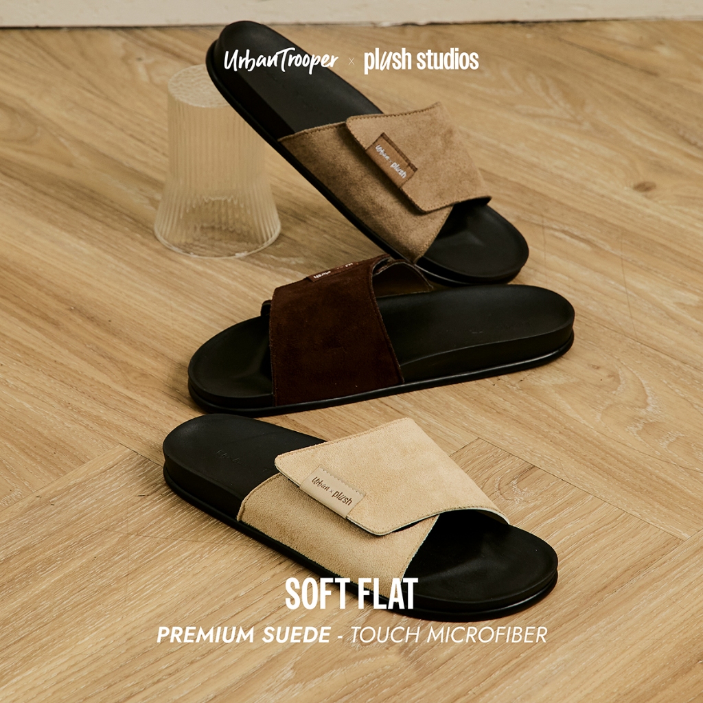 Urban Trooper x Plush Studio รุ่น Soft flat