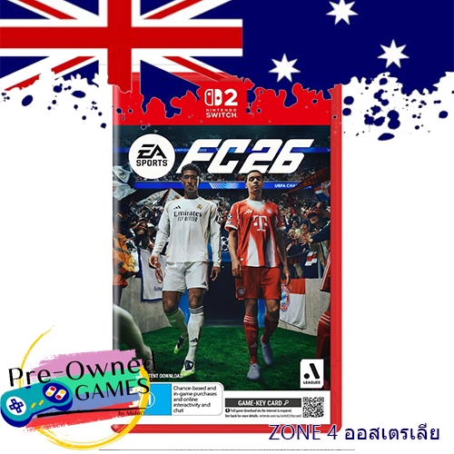 [มือ1Game key card] แผ่นเกมส์ EA Sports FC26 [Nintendo Switch2]