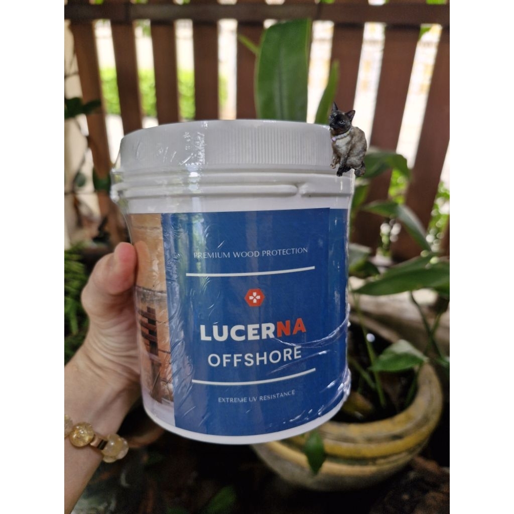 สี เคลือบไม้สูตรน้ำ ใช้งานง่ายไร้กลิ่น รุ่น OffShore แบนด์ Lucerna Pro