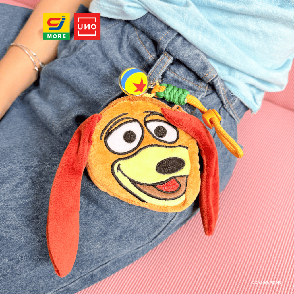 UNO พวงกุญแจกระเป๋าเหรียญ Toy Story Slinky Dog ลิขสิทธิ์แท้