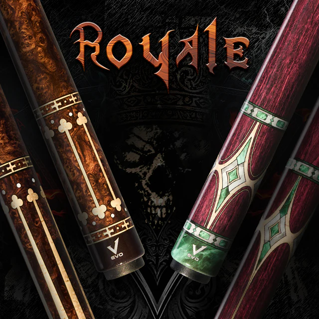 [ของแท้] EVO Royale Series Pool Cue ไม้คิวพูล/บิลเลียด ดีไซน์สวยงาม หรูหรา ไม่มี Wrap