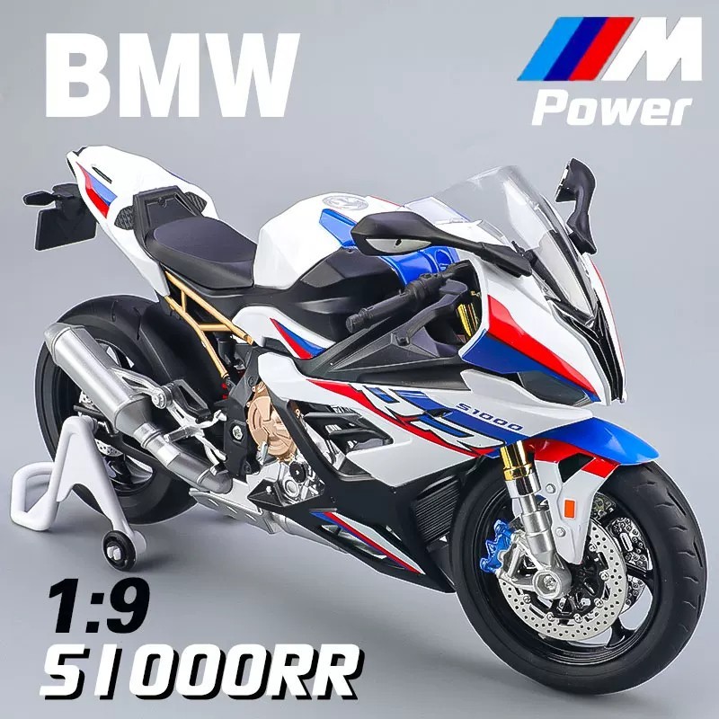 Oversized 1:9 BMW s1000rr Motorcycle Model Simulation Alloy Motorcycle Boy Toy Collection Car Model