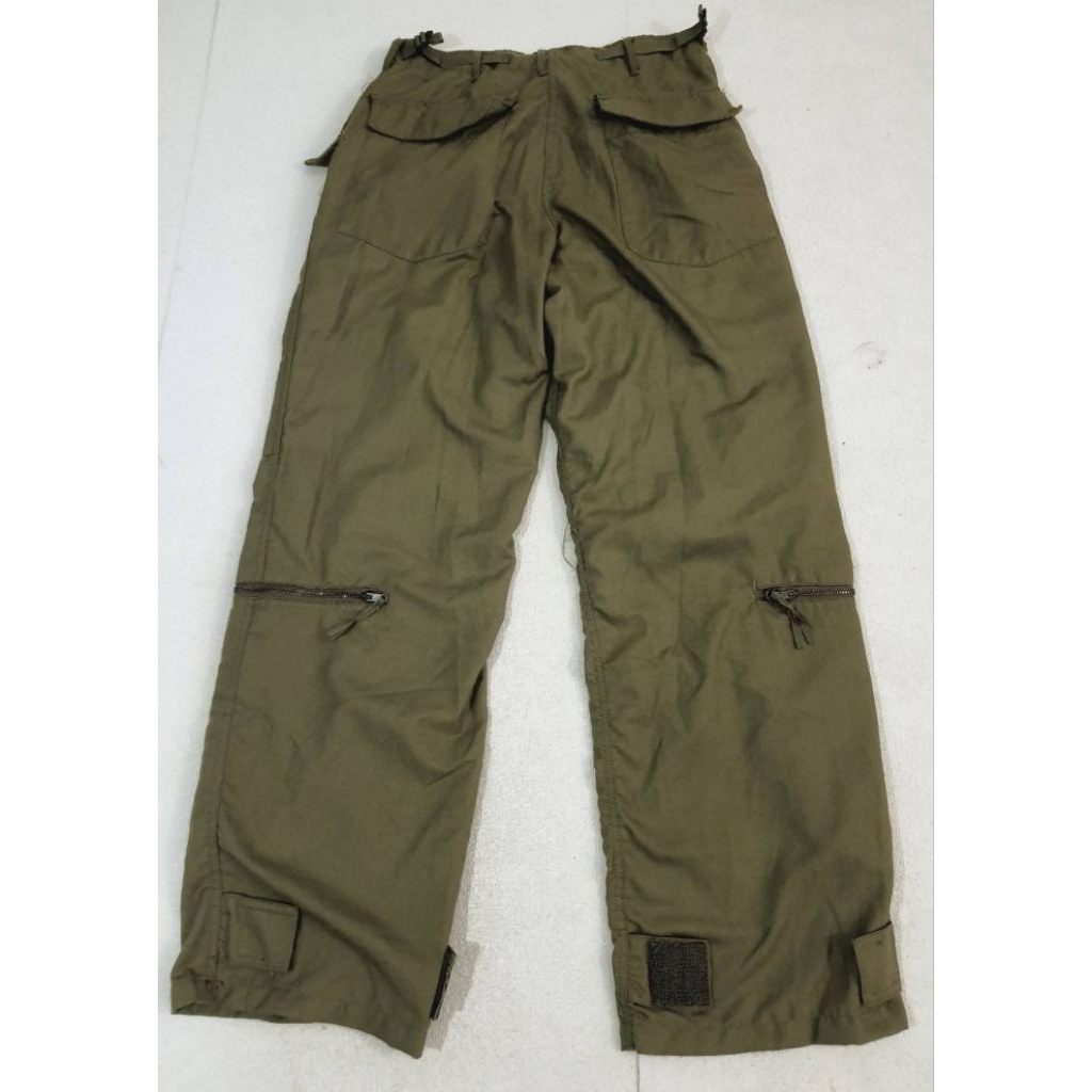 TROUSER HOT WESTHER FIRE RESISTANT NYLON OG 106 กางเกง ฮ.นอแมค ซิปเกเนรอลปี 71 ยุคเวียดนาม ไชต์ S-R