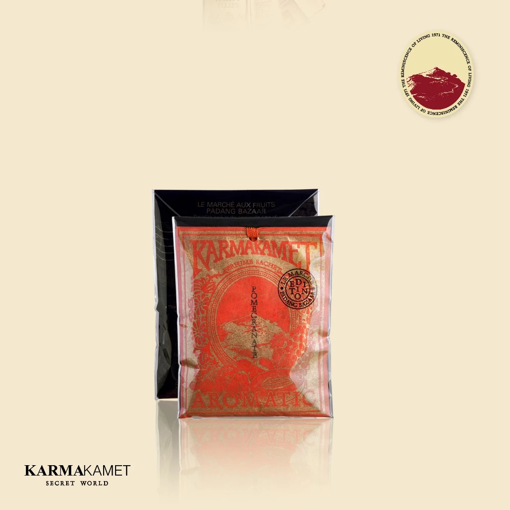 KARMAKAMET | Le Marche Aux Fruits Padang Bazaar Perfume Paper Bag | คามาคาเมต ถุงหอม ตู้เสื้อผ้า ปรับอากาศ ผ่อนคลาย