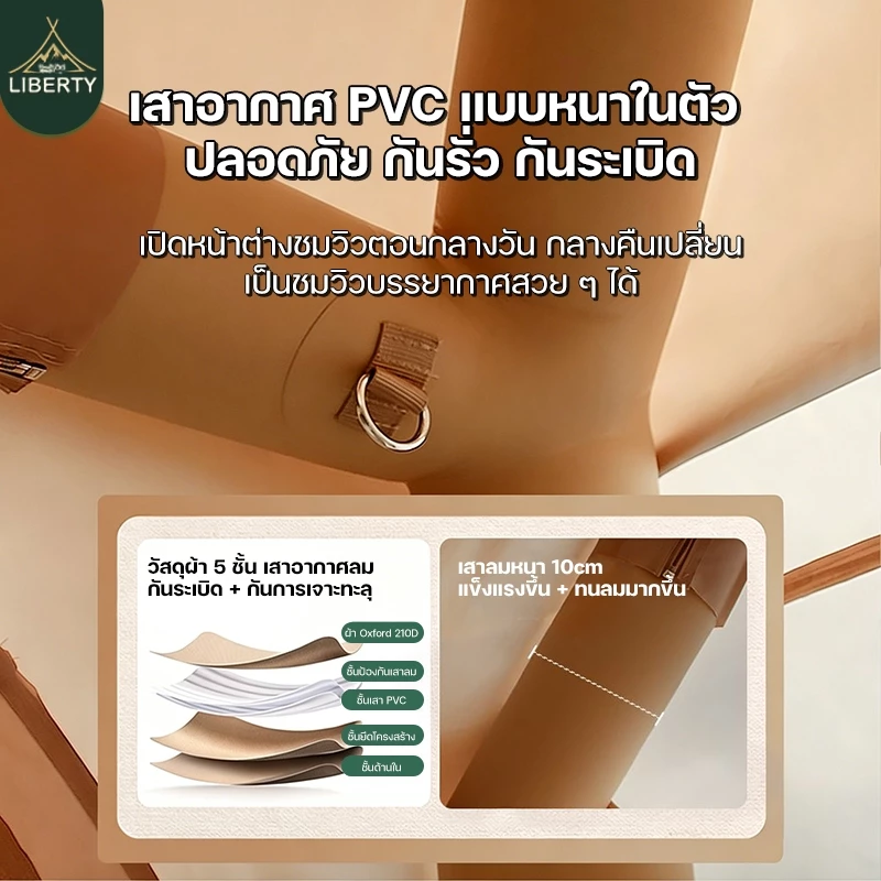 เต็นท์เป่าลม สำหรับ 5-10 คน thumbnail 8