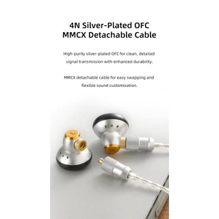 [ประกันศูนย์ไทย] Sivga M260 หูฟังเอียร์บัด ถอดเปลี่ยนสายได้ เสียงสมดุล ฟังสบาย เสียงแหลมนุ่มนวล