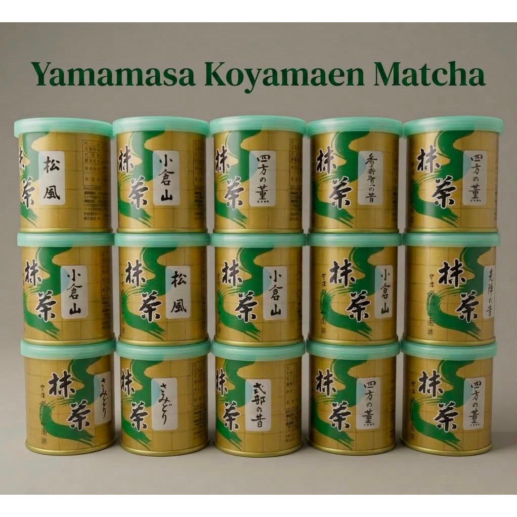พร้อมส่ง yamamasa  ogurayama /Samidori ขนาด30/100/150กรัมสินค้าพร้อมจัดส่งโทนสาหร่าย
