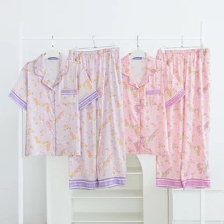 ชุดนอน LovelyNight แขนสั้น-ขายาว Fairy Unicorn D25