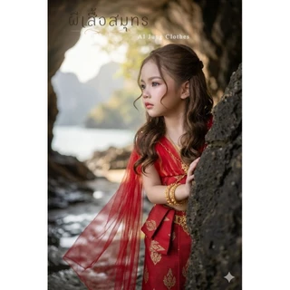 ชุดไทยเด็กรุ่น "ผีเสื้อสมุทร" ~ AI Jung Clothes ชุดไทยใส่ไปโรงเรียน ชุดไทยวรรณคดี