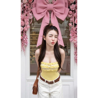 MNV STUDIO งานมาใหม่ เกาะอก บอดี้สูท ผ้าเรย่อน แต่งลูกไม้ แต่งระบายผ้าเรย่อน แต่งอะไหล่LaBelle