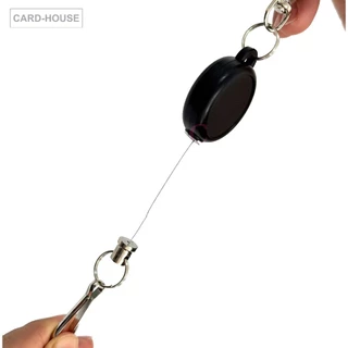 โยโย่ พวงกุญแจ แบบดึงเก็บได้ Badge Holder Reel Clip