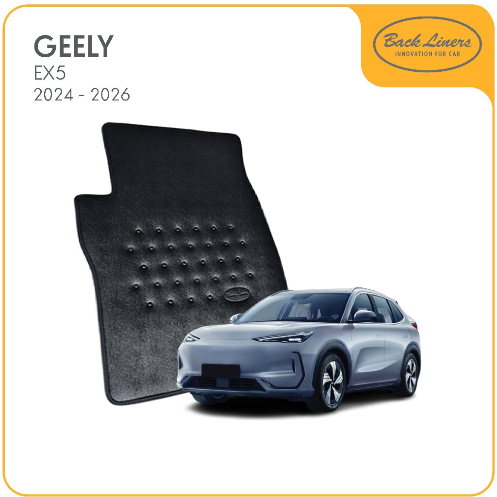 [Back Liners] GEELY พรมปูพื้นรถยนต์เข้ารูป GEELY EX5 2024 - 2026