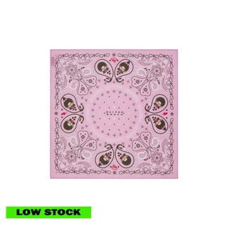 (DROP 3) PAISLEY BANDANA SCARF - PINK