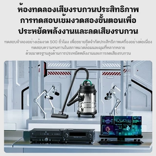 FCF 3000W 23L เครื่องดูดฝุ่นที่มีกำลังดูดสูง เครื่องดูดสูญญากาศ ใช้ทำความสะอาดรถ เครื่องดูดฝุ่นอุตสาหกรรม