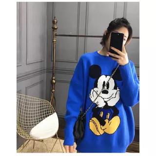 ราคาต่ำสุดในตลาด⚡เสื้อไหมพรม เสื้อกันหนาวแขนยาว ไหมพรมกำมะหยี่ รุ่น กำมะหยี่ริ้วใหญ่ เสื้อกันหนาวแฟชั่น สำหรับผู้หญิง