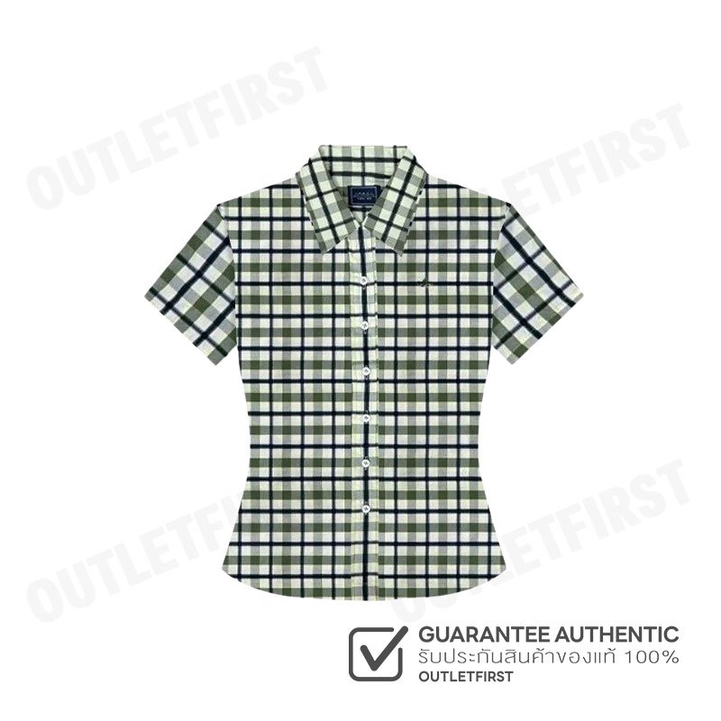 ARROW รุ่น ARROW NATURAL SHIRT CODE: WACC218S3CSLR เสื้อเชิ้ตแขนสั้น เสื้อเชิ้ตลายสก็อต เสื้อเชิ้ตผู