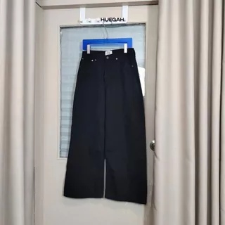 HUEGAH Baggy Super Black Denim (L-11XL) กางเกงยีนส์ขากระบอกใหญ่สีดำ ไซส์ใหญ่