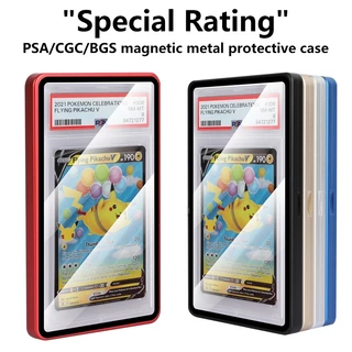 [คลังสินค้าพร้อม] แผ่นป้องกันการ์ดคัดเกรด PSA/CGC วัสดุโลหะแม่เหล็ก ป้องกันรังสียูวี แผ่นแสดงผลพิเศษสำหรับการ์ดคัดเกรด