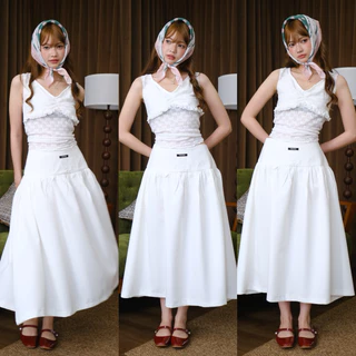 !NEW BABY DAISYY MIDI LONG SKIRT! กระโปรงยาวซิปข้าง* (อ่านรายละเอียดก่อนสั่งซื้อค่ะ)